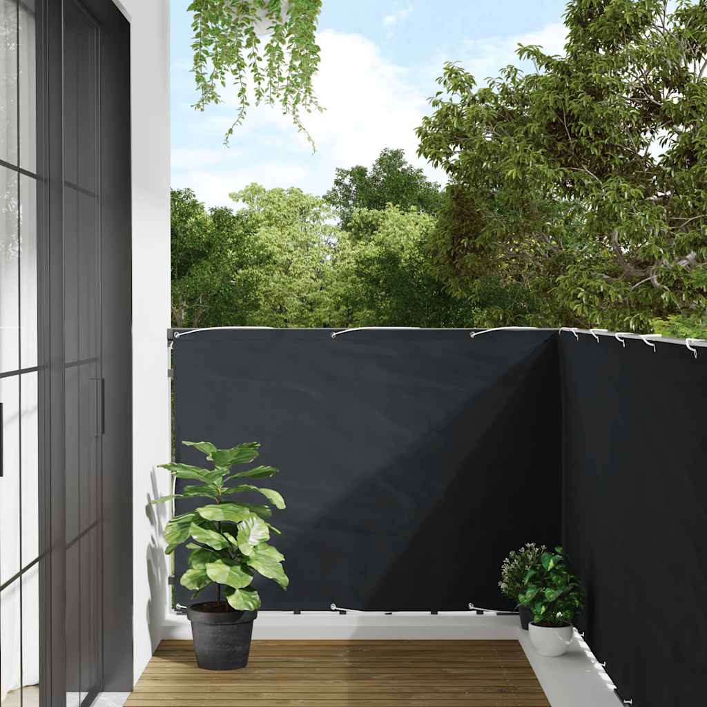 Altanafskærmning 120×400 cm i oxfordstof - antracitgrå
