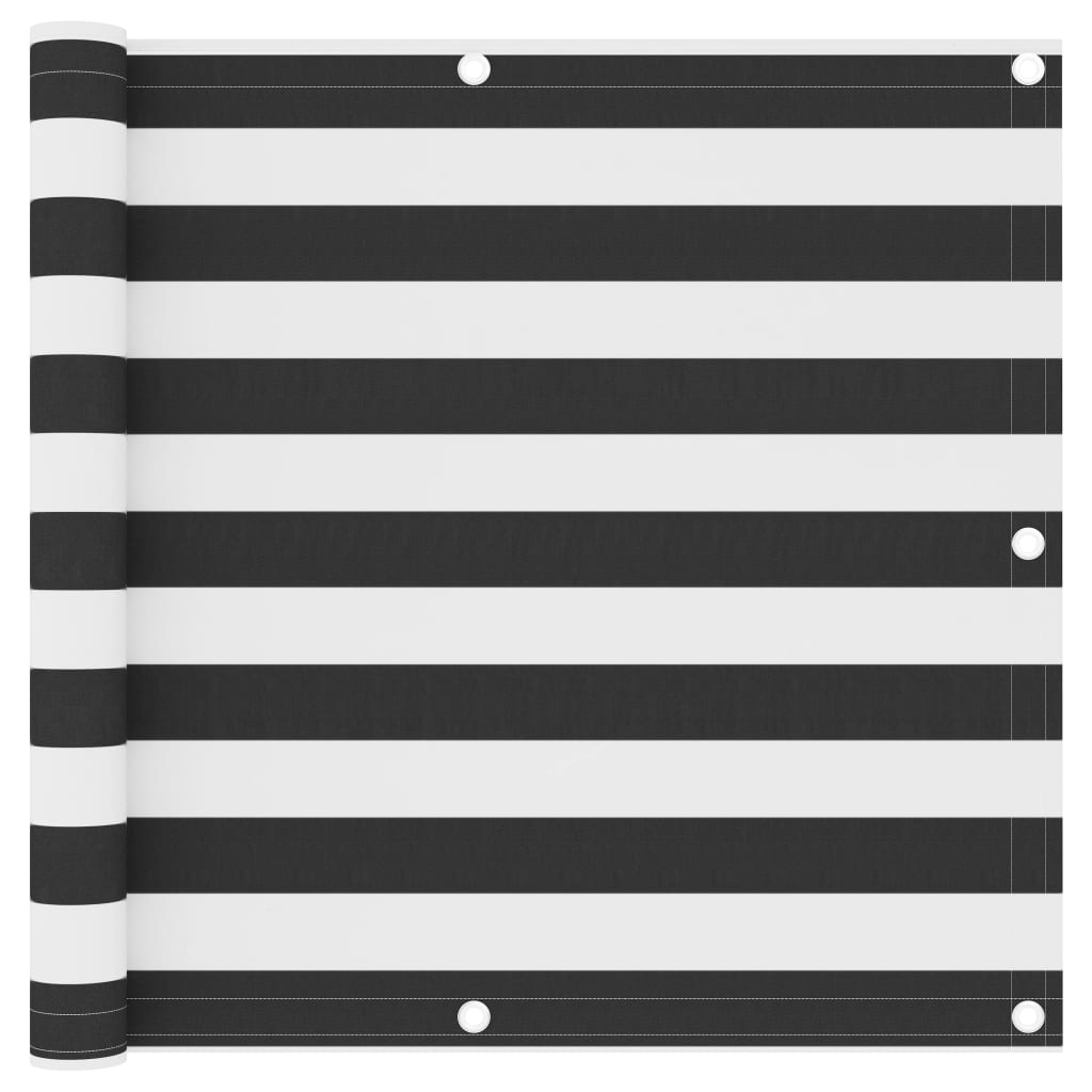 altanafskærmning 90x500 cm oxfordstof antracitgrå og hvid