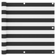 altanafskærmning 90x500 cm oxfordstof antracitgrå og hvid