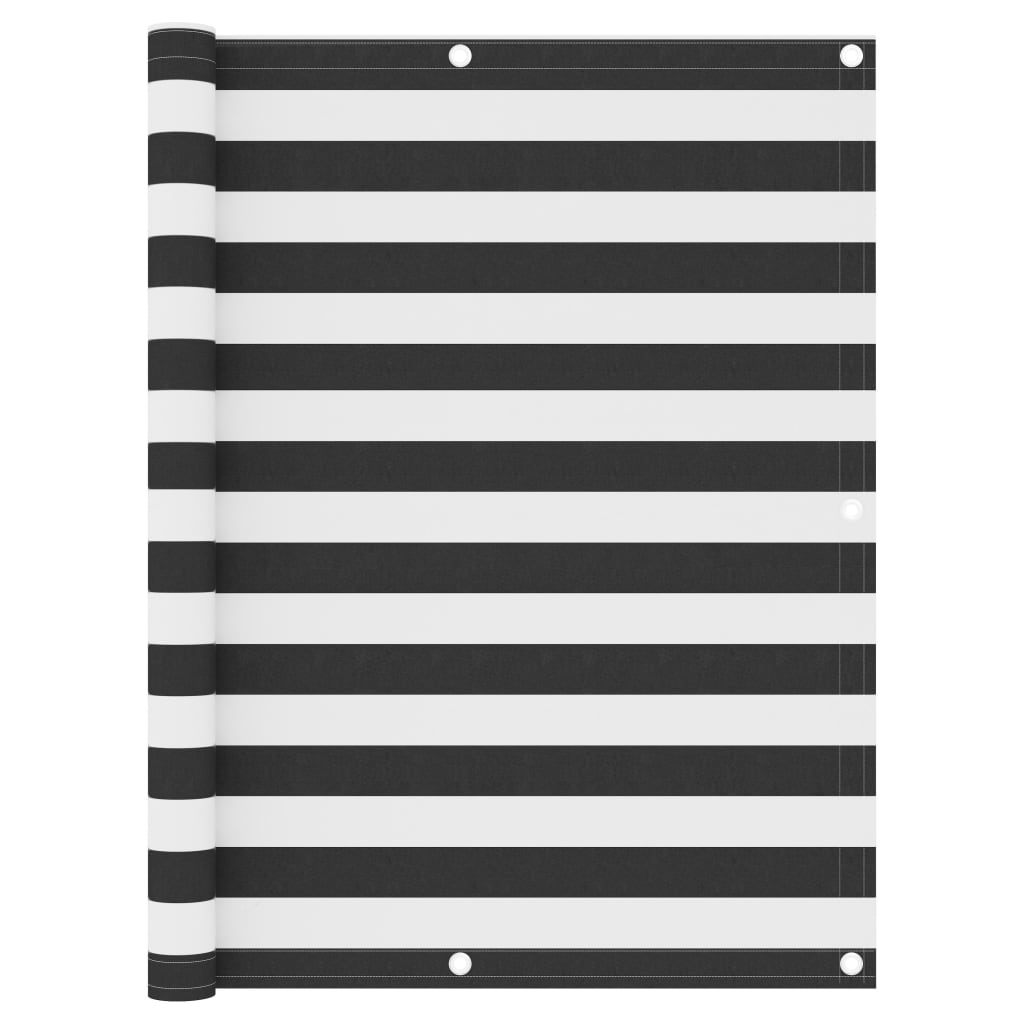 altanafskærmning 120x400 cm oxfordstof antracitgrå og hvid