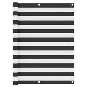 altanafskærmning 120x400 cm oxfordstof antracitgrå og hvid