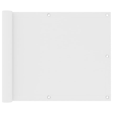 altanafskærmning 75x400 cm oxfordstof hvid