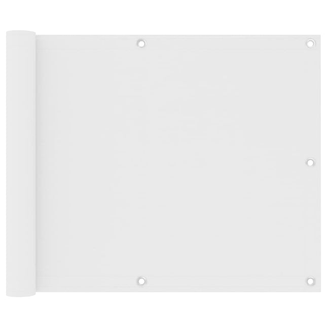 altanafskærmning 75x400 cm oxfordstof hvid