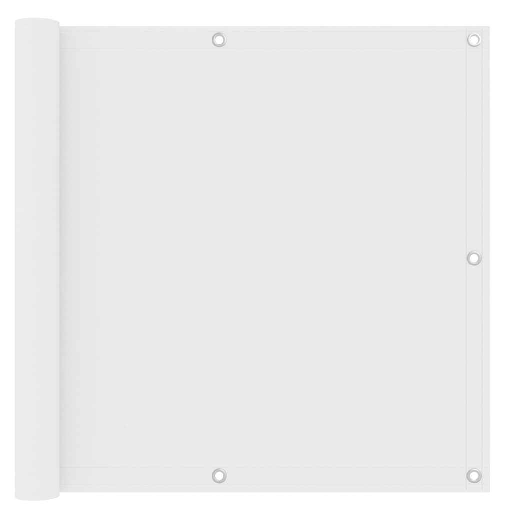 altanafskærmning 90x400 cm oxfordstof hvid