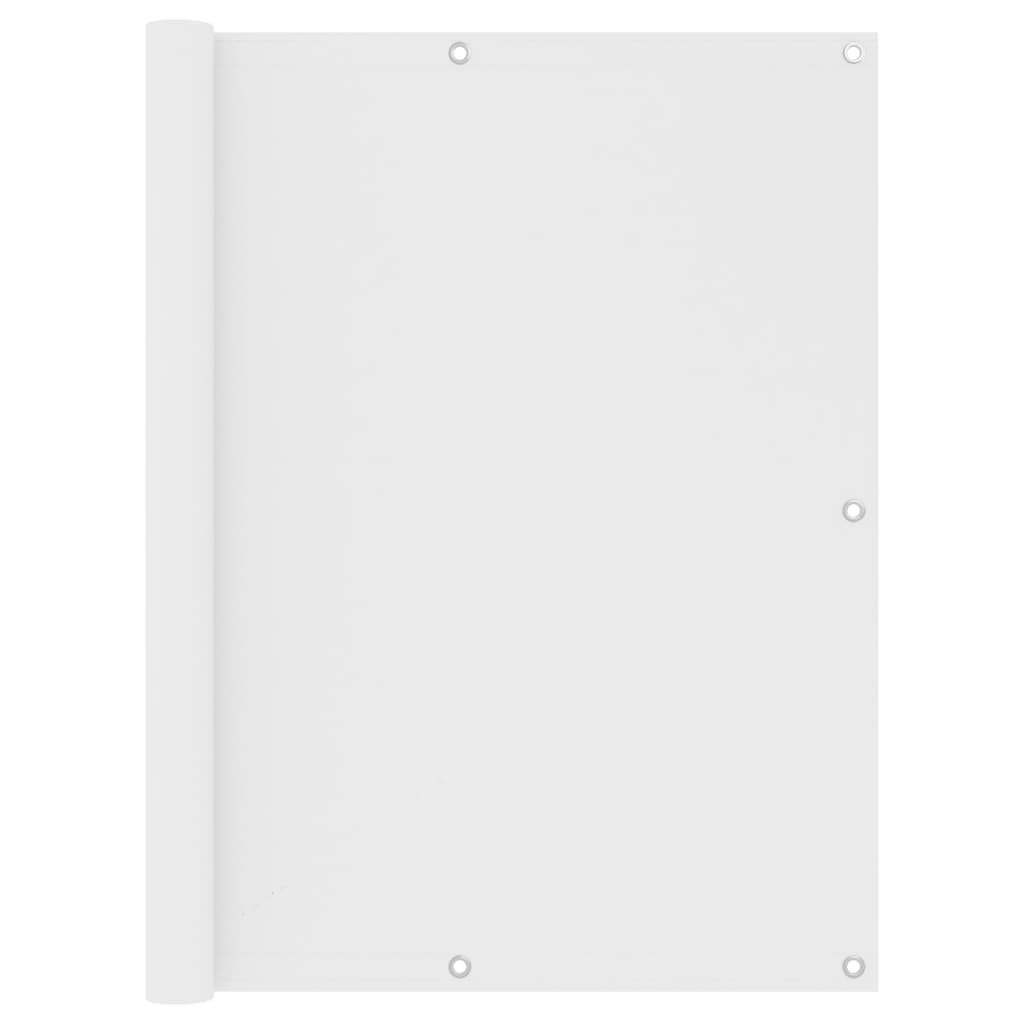 altanafskærmning 120x500 cm oxfordstof hvid