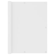 altanafskærmning 120x500 cm oxfordstof hvid