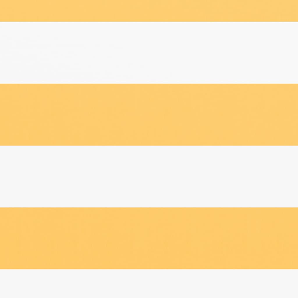 altanafskærmning 75x500 cm oxfordstof hvid og gul