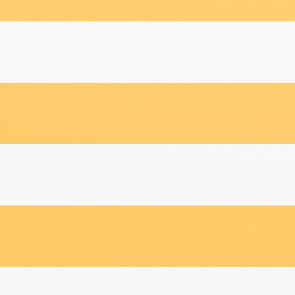 altanafskærmning 120x500 cm oxfordstof hvid og gul