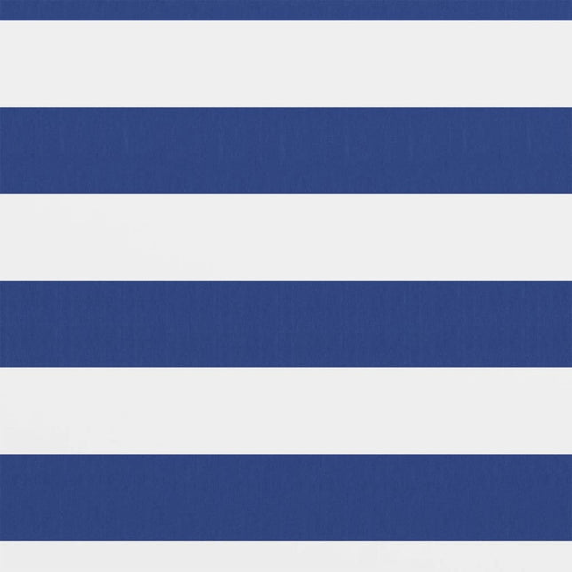 altanafskærmning 90x300 cm oxfordstof hvid og blå
