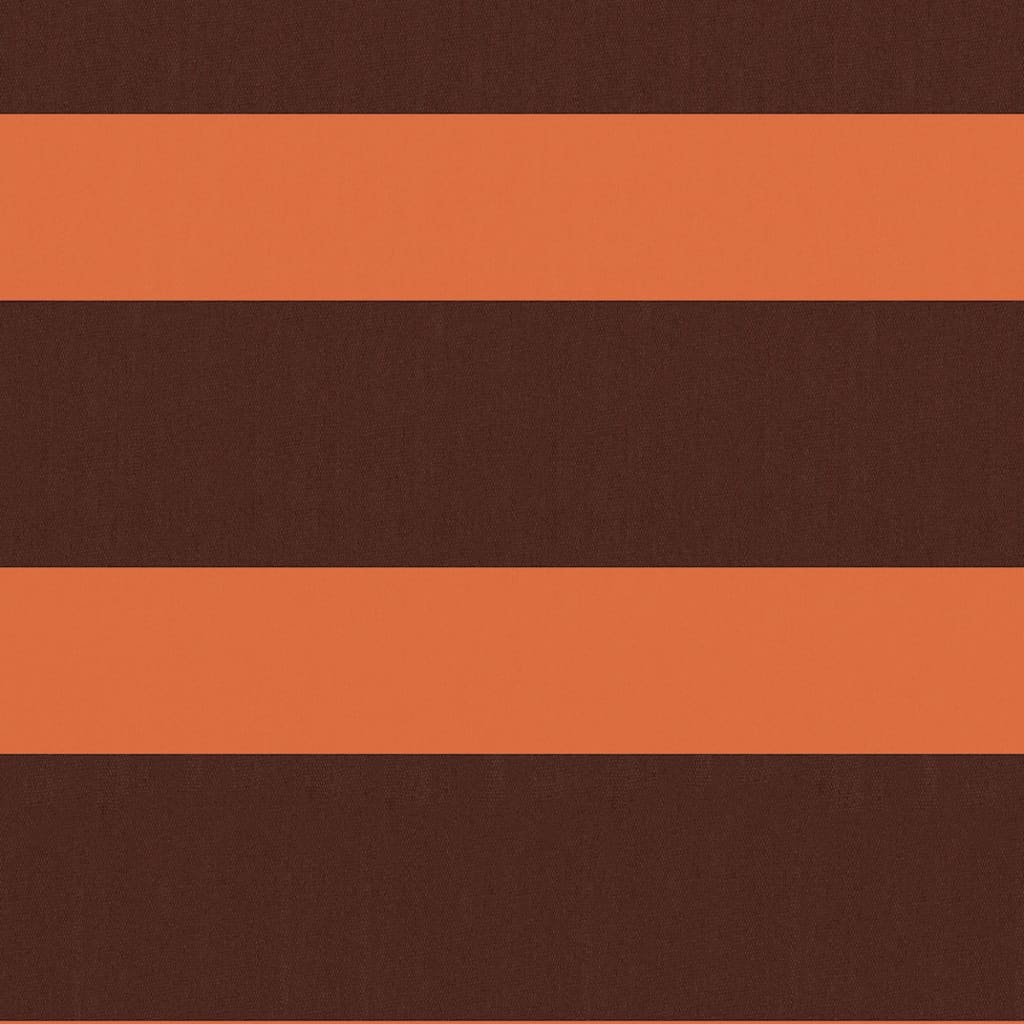 altanafskærmning 75x400 cm oxfordstof orange og brun