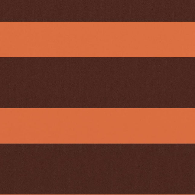 altanafskærmning 75x500 cm oxfordstof orange og brun