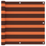 altanafskærmning 90x300 cm oxfordstof orange og brun