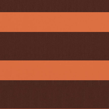 altanafskærmning 90x400 cm oxfordstof orange og brun