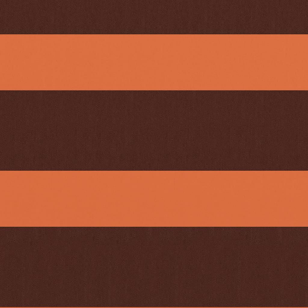 altanafskærmning 120x500 cm oxfordstof orange og brun