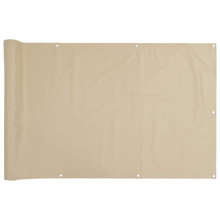 altanafskærmning 120x400 cm oxfordstof beige