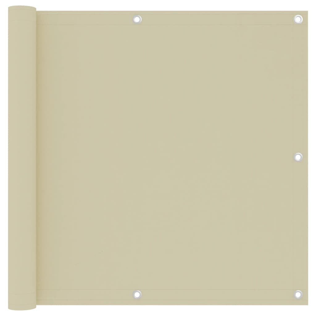 altanafskærmning 90x300 cm oxfordstof cremefarvet