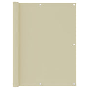 altanafskærmning 120x400 cm oxfordstof cremefarvet