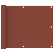 altanafskærmning 75x300 cm oxfordstof terrakotta