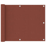 altanafskærmning 75x500 cm oxfordstof terrakotta