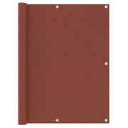 altanafskærmning 120x400 cm oxfordstof terrakotta