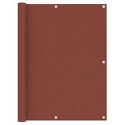 altanafskærmning 120x500 cm oxfordstof terrakotta