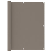 altanafskærmning 120x300 cm oxfordstof gråbrun