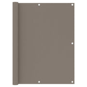 altanafskærmning 120x500 cm oxfordstof gråbrun