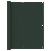 altanafskærmning 120x400 cm oxfordstof mørkegrøn