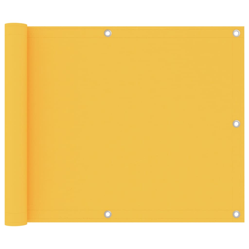 altanafskærmning 75x400 cm oxfordstof gul