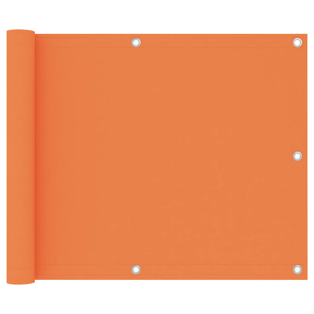 altanafskærmning 75x300 cm oxfordstof orange billede