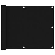 altanafskærmning 75x400 cm oxfordstof sort