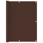 altanafskærmning 120x500 cm oxfordstof brun
