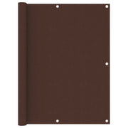 altanafskærmning 120x600 cm oxfordstof brun