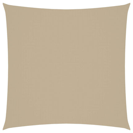 solsejl 5x5 m firkantet oxfordstof beige