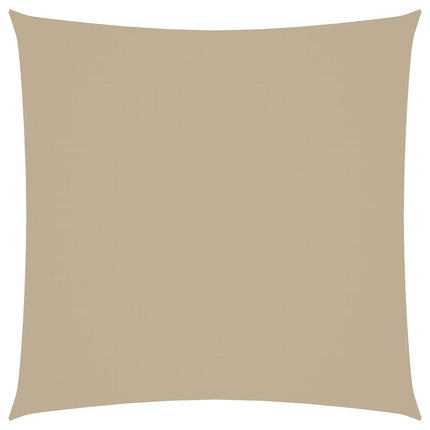 solsejl 6x6 m firkantet oxfordstof beige