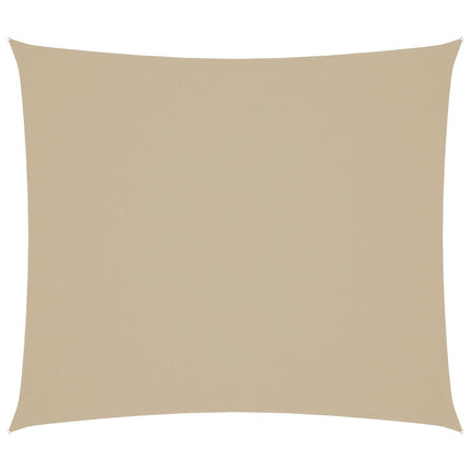 solsejl 2x2,5 m rektangulær oxfordstof beige