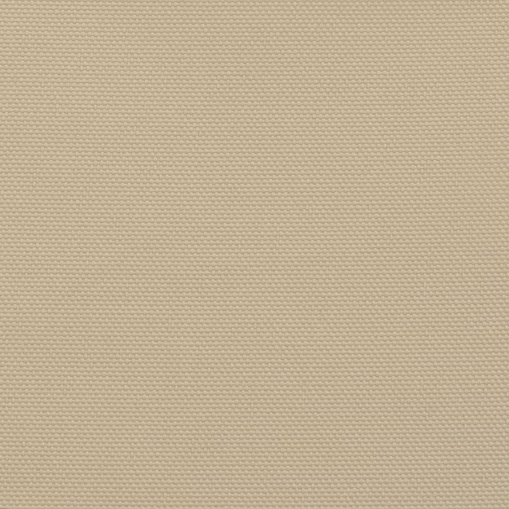 solsejl 4x7 m rektangulær oxfordstof beige