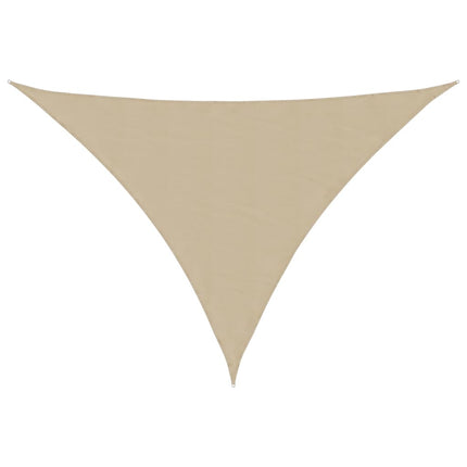 solsejl 3x4x4 m trekantet oxfordstof beige