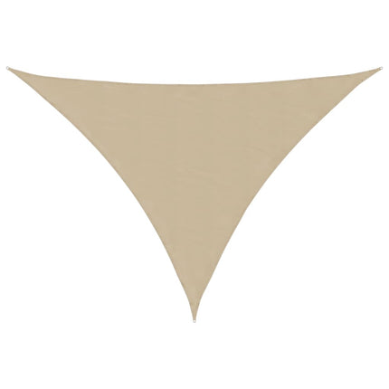 solsejl 4x5x5 m oxfordstof trekantet beige
