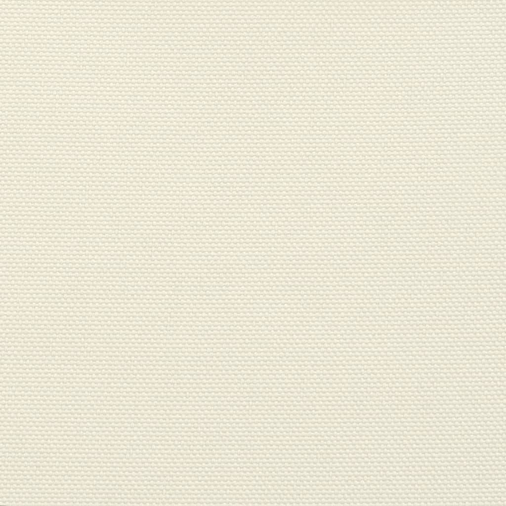solsejl 2,5x4 m rektangulær oxfordstof cremefarvet