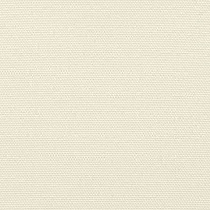 solsejl 5x6 m rektangulær oxfordstof cremefarvet