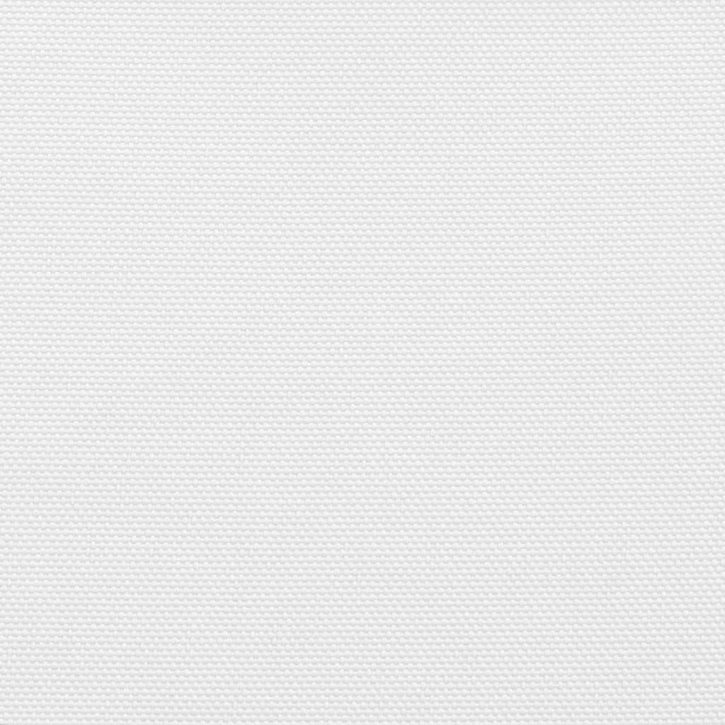 solsejl 2,5x3,5 m rektangulær oxfordstof hvid