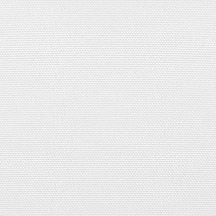 solsejl 6x8 m rektangulær oxfordstof hvid