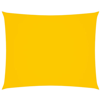 solsejl 2,5x4,5 m rektangulær oxfordstof gul
