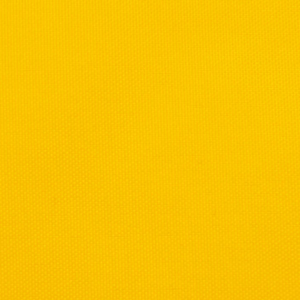 solsejl 4x5 m rektangulær oxfordstof gul