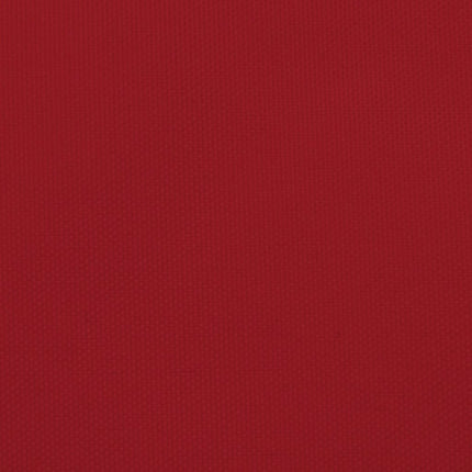 solsejl 2x5 m rektangulær oxfordstof rød