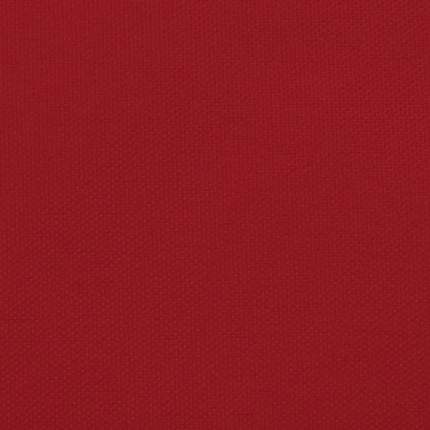 solsejl 4x6 m rektangulær oxfordstof rød