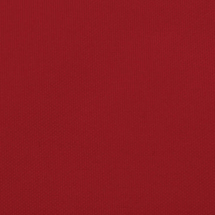 solsejl 6x6x6 m trekantet oxfordstof rød