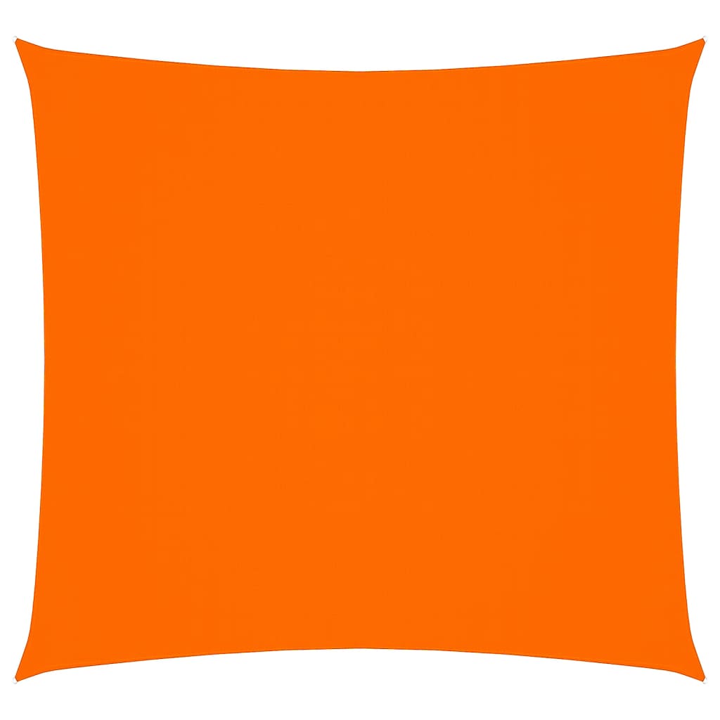 solsejl 2,5x2,5 m firkantet oxfordstof orange