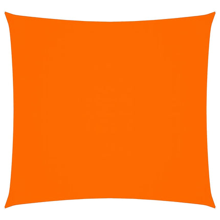 solsejl 2,5x2,5 m firkantet oxfordstof orange